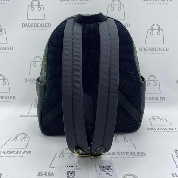 🔥NWT🔥 Coach Signature Green 2 Piece Backpack & Wristlet🔥 - Picture 5 of 9